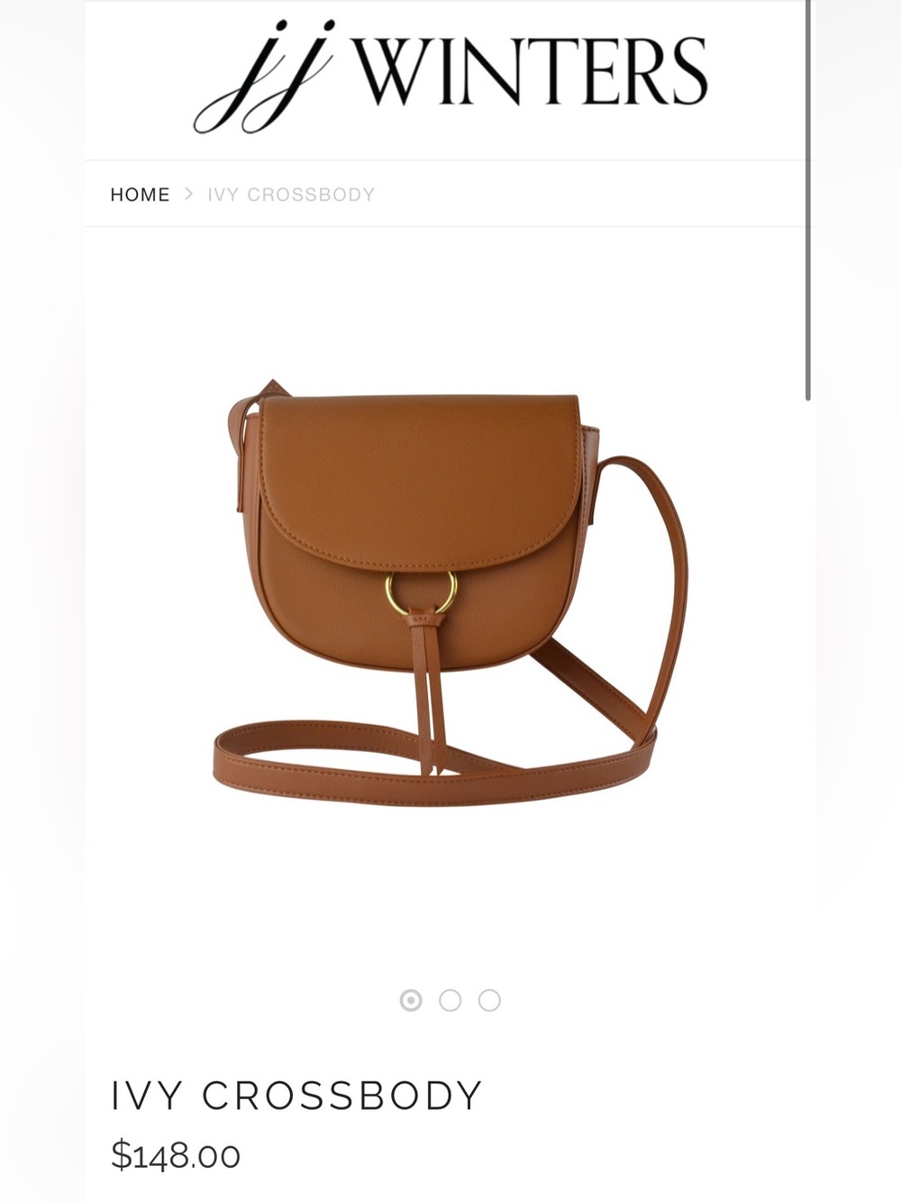 JJ Winters Ivy Crossbody bag